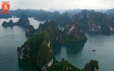 Ngắm Vịnh Hạ Long tuyệt đẹp từ trên cao